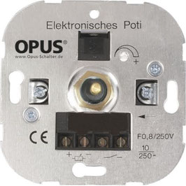 Komplettset - Elektronisches Potentiometer inkl. Abdeckung & Rahmen