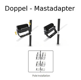 Mastadapter - Doppelseitig Befestigung