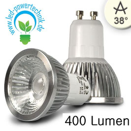 GU10 LED Strahler 5,5W COB, 38° neutralweiss, dimmbar