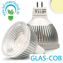 MR16 LED Strahler 5,5W GLAS-COB , 70° warmweiss