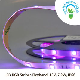 LED RGB Stripes -Flexband, 12V, 7,2W, IP66, 111912