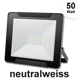LED Fluter Black 50 Watt, 4.100lm, neutralweiss, schwarz matt