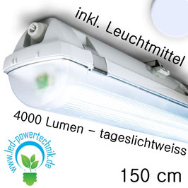 LED Wannenleuchte IP66 33W, 4000lm, L: 1500mm, Tageslichtweiss