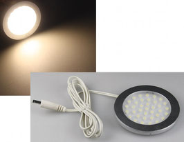 LED-Aufbauleuchte "R90" warmweiß 3 Watt, 12V=DC , 3200K, 270 Lumen