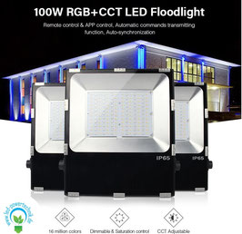 LED Strahler Fluter 100W RGB-WW 160° WIFI WLAN fähig