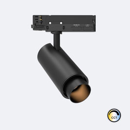 LED-Strahler VarioSpot schwarz – 3-Phasen-Schienenstrahler, DALI/TRIAC-dimmbar, 20W / 30W, CCT oder feste Lichtfarbe