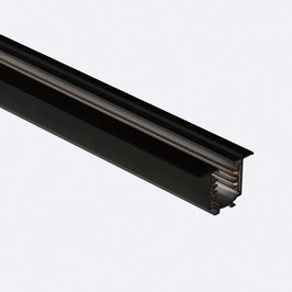 Dreiphasen-Einbauschiene PROTRACK – 1m, Aluminium, 3-Phasen-System oder DALI, Schwarz oder Weiß