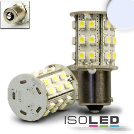 LED BA15S, 10-30V/DC, 30SMD, 1,5 Watt, kaltweiss