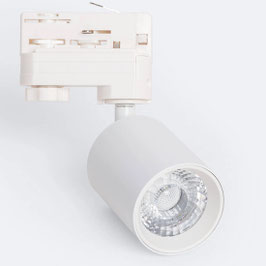 LED 3-Phasen-Schienenstrahler 10W – Dimmbar, Weiß, No Flicker, UGR15, 1.000lm