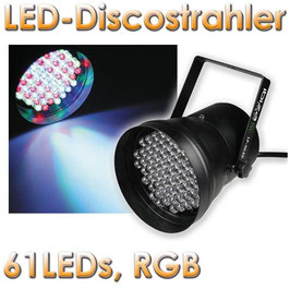 LED-Discostrahler "PAR-36 DMX" RGB LEDs