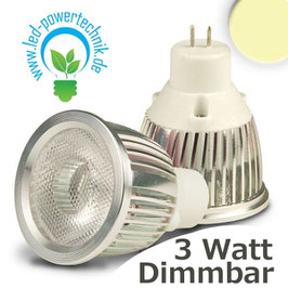 MR11 LED Strahler 3W COB, 38° warmweiss, dimmbar