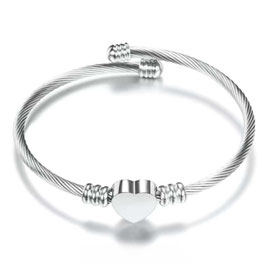 Geflochtenes Armband Herz
