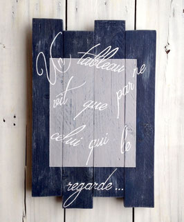 -35% Tableau "Picasso" marine et gris