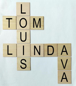 PETIT PRIX Lettres de Scrabble "Narrow" personnalisable