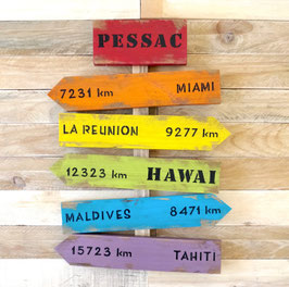 -30% Panneau fléché "Pessac"