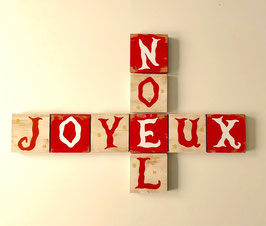 Lettres de scrabble personnalisables "Noël"