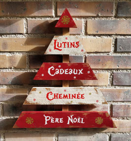 -35% Sapin de Noël rouge/blanc
