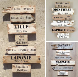 Panneau de direction "St Trop"