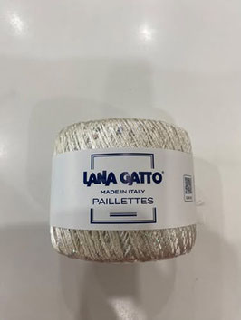 Pailettes Farbe 8599 Wollweiß
