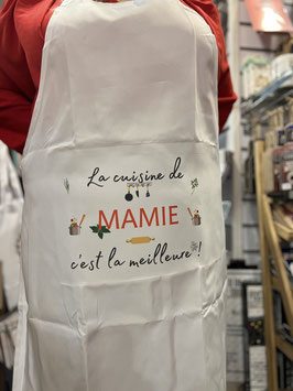 TABLIER PERSONNALISÉ MAMIE