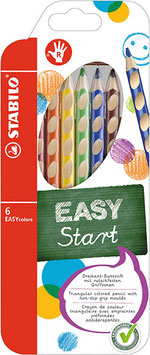 EASYcolors Farbstift 6er für Rechts und Linkshänder