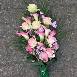 Rouwboeket Roze