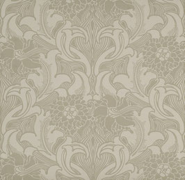 Dahlia Scroll - French Grey