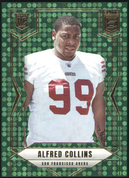 Alfred Collins (49ers) 2025 Donruss Elite Green Disco #187
