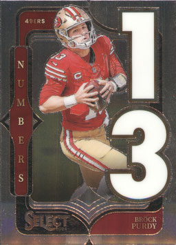 Brock Purdy (49ers) 2024 Select Numbers #22