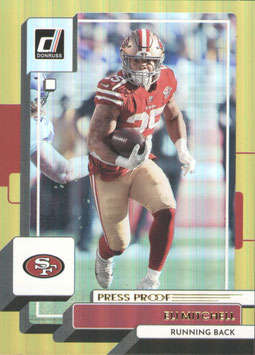 Eli Mitchell (49ers) 2022 Donruss Press Proof Premium #26