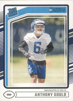 Anthony Gould (Colts) 2024 Donruss Rated Rookie #363