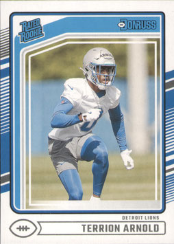 Terrion Arnold (Lions) 2024 Donruss Rated Rookie #371
