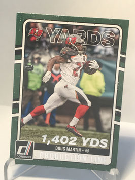 Doug Martin (Buccaneers) 2016 Donruss Production Line Yardage #2