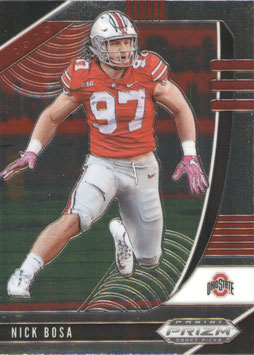 Nick Bosa (Ohio State/ 49ers) 2020 Prizm Draft Picks #77