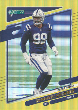 DeForest Buckner (Colts) 2021 Donruss Press Proof Premium #154