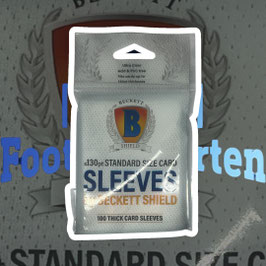 Beckett Shield Thick Sleeves 130pt. für dicke Karten 100 Stück