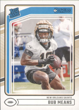 Bub Means (Saints) 2024 Donruss Rated Rookie #362