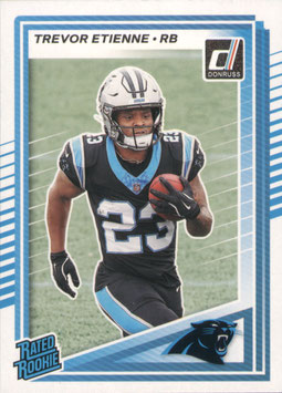 Trevor Etienne (Panthers) 2025 Donruss Rated Rookie #326