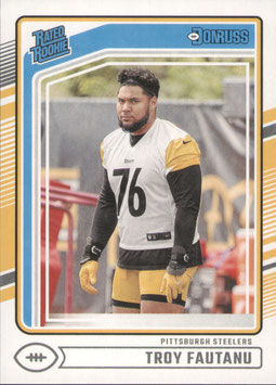 Troy Fautanu (Steelers) 2024 Donruss Rated Rookie #360
