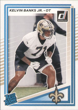 Kelvin Banks Jr. (Saints) 2025 Donruss Rated Rookie #372