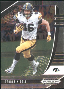 George Kittle (Iowa/ 49ers) 2020 Prizm Draft Picks #31