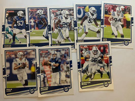 Indianapolis Colts 2020 Donruss Teamset m. Varianten 9 Karten