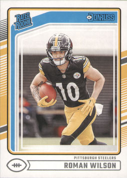 Roman Wilson (Steelers) 2024 Donruss Rated Rookie #348