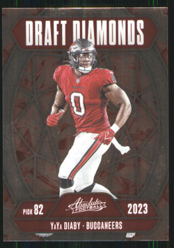 YaYa Diaby (Buccaneers) 2025 Absolute Draft Diamonds #DD-YOY