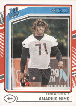 Amarius Mims (Bengals) 2024 Donruss Rated Rookie #350