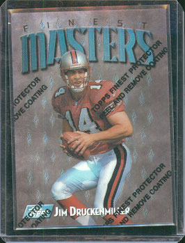 Jim Druckenmiller (49ers) 1997 Finest #295