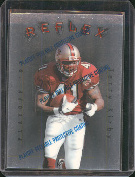 Terry Kirby (49ers) 1997 Playoff Reflex #117