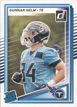 Gunnar Helm (Titans) 2025 Donruss Rated Rookie #371