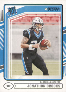 Jonathan Brooks (Panthers) 2024 Donruss Rated Rookie #354