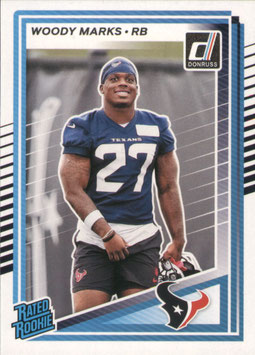 Woody Marks (Texans) 2025 Donruss Rated Rookie #337